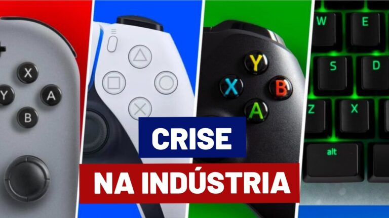 Indústria de jogos em crise