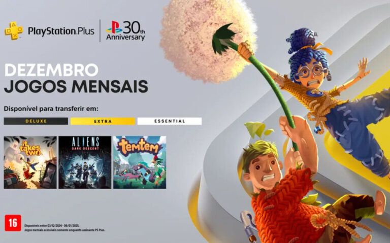 PS Plus de Dezembro de 2024