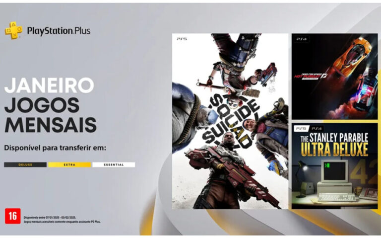 PS Plus Janeiro de 2025